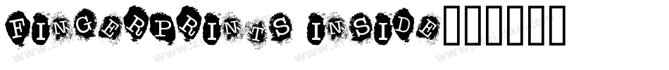 Fingerprints Inside字体转换